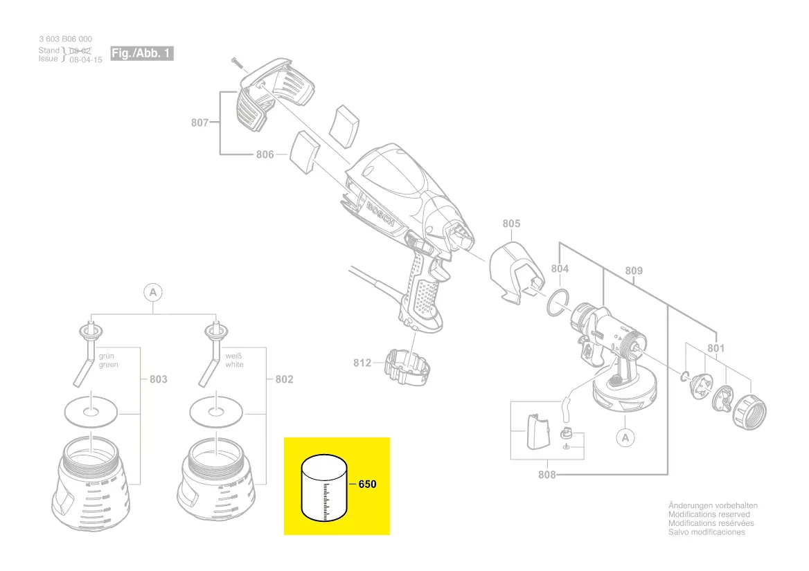 gobelet de mesure réf. 2 609 390 583 Bosch